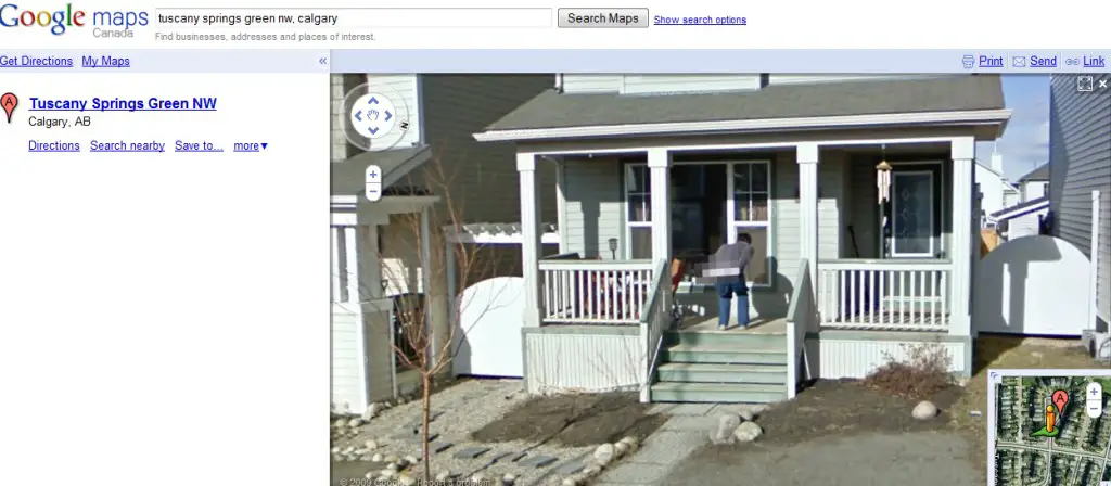 Google Maps Canada Blurred Ass