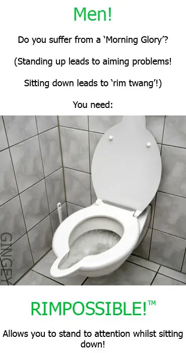 Morning Toilet Solution Rimpossible