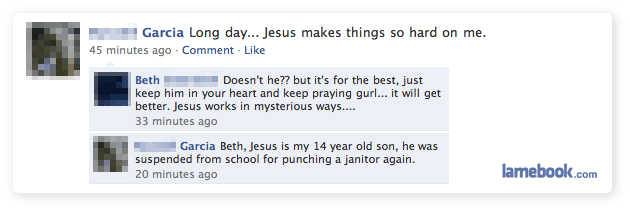 Jesus Makes Things So Hard On Me Facebook