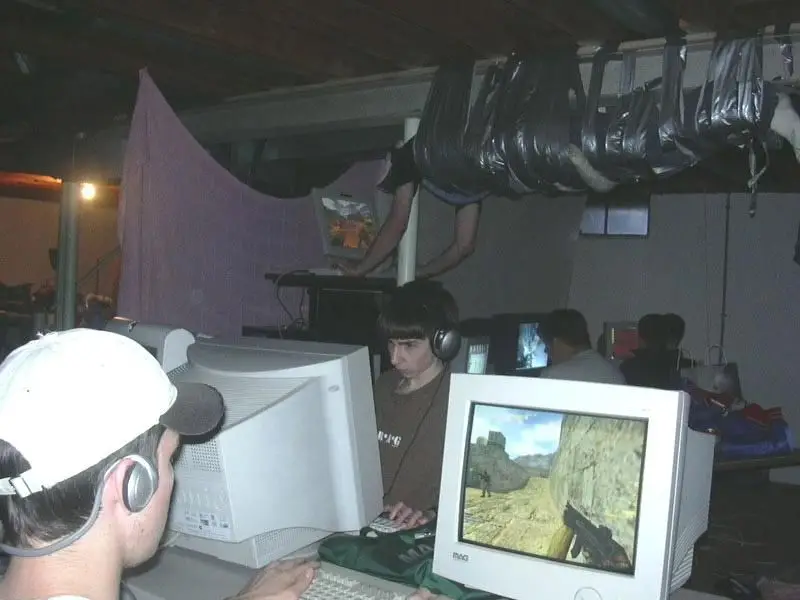 Counterstrike Taped to the Ceiling