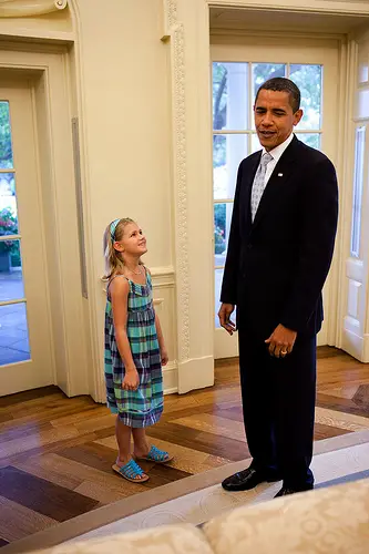 Obama Children White Kids