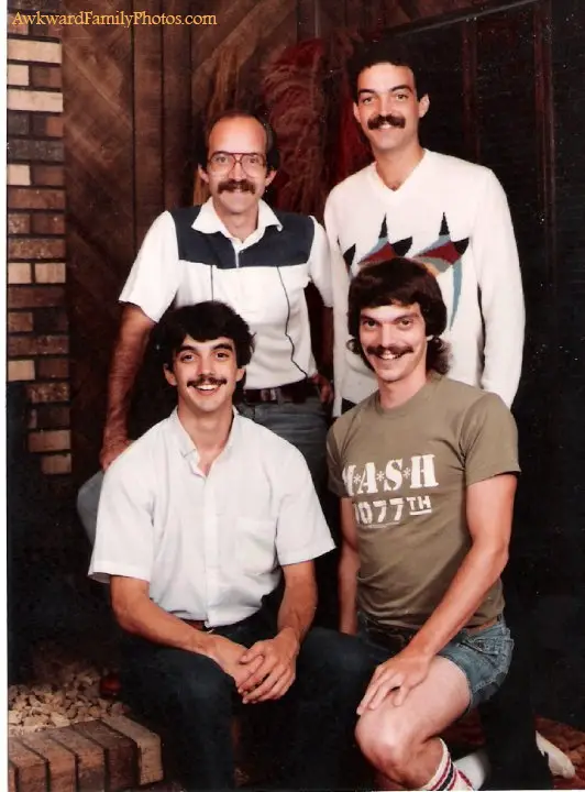 Awkward Family Photo Mustache Club