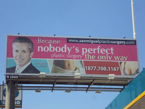Plastic Surgery Billboard The Only Way