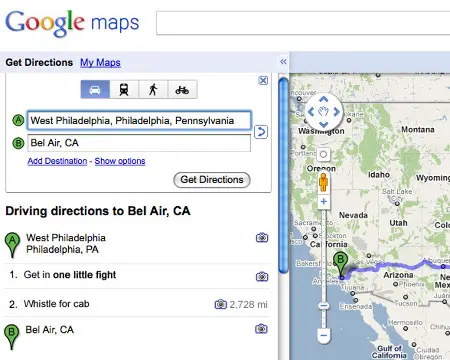 Google Maps Get Fight Whistle Bel Air