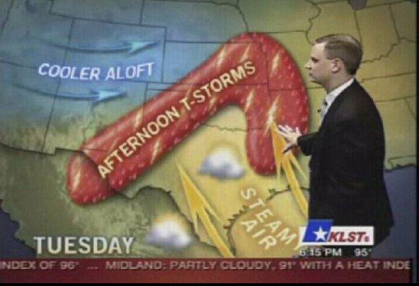 Weather Man Storm Looks Like Penis