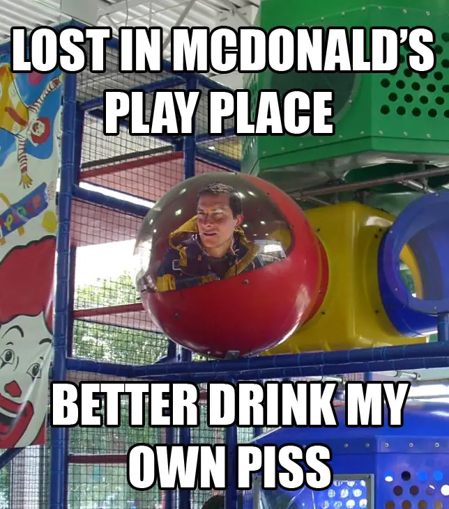 lost in mcdonalds play place
